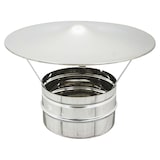 thumbnail of Fumaiolo comignolo in acciaio inox cappello cinese - Diametro 8 cm