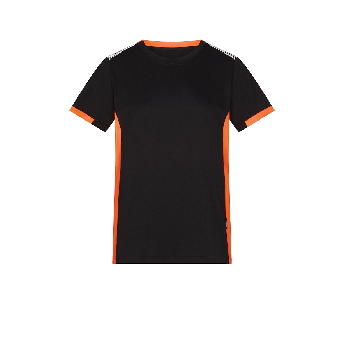 DASSY® Tampico T-Shirt, Logix, Reflexdetails, OEKO-TEX®, Veredelung schwarz/fluo orange 4XL