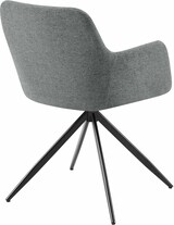 thumbnail of Esszimmerstuhl PELON - Stoff Grau 56x62x81 cm | Essstühle Esszimmerstühle Küchenstühle Wohnzimmerstühle