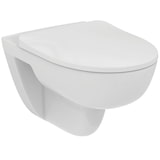 thumbnail of Ideal Standard i.life A WC-Set, Wandtiefspül-WC mit Absenkautomatik, Rundes Design, Alpin Weiß