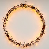 thumbnail of ECD Germany Lichterkranz Ø 58 cm 500 LEDs Warmweiß, IP44, beleuchteter Türkranz & Fensterkranz, Weihnachtsdeko Innen/Außen, Weihnachtsbeleuchtung