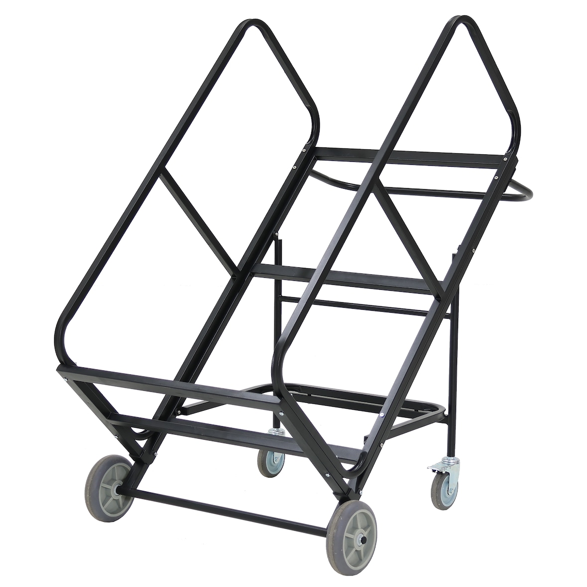 METRO PROFESSIONAL Carro de transporte, acero, 90 x 141 x 148 cm, 220 kg, negro