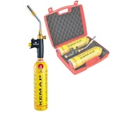 thumbnail of Kit de antorcha de gas 2 botellas de propano KEMAP PRO 750ml 2400°C, soldadura fuerte, fontanería, maletín de transporte KEMPER