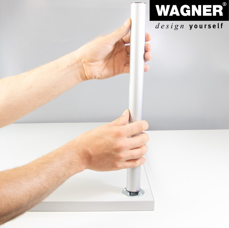 WAGNER Möbelbein/Systemrohr TENO - Ø 30 x 192 mm, individuell ...
