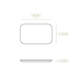 thumbnail of BIOZOYG 1000 Stück Einwegteller 16 x 23 cm Pappteller, biologisch abbaubar, braun, rechteckig, recyclingfähig, robust Bioteller, Einweggeschirr