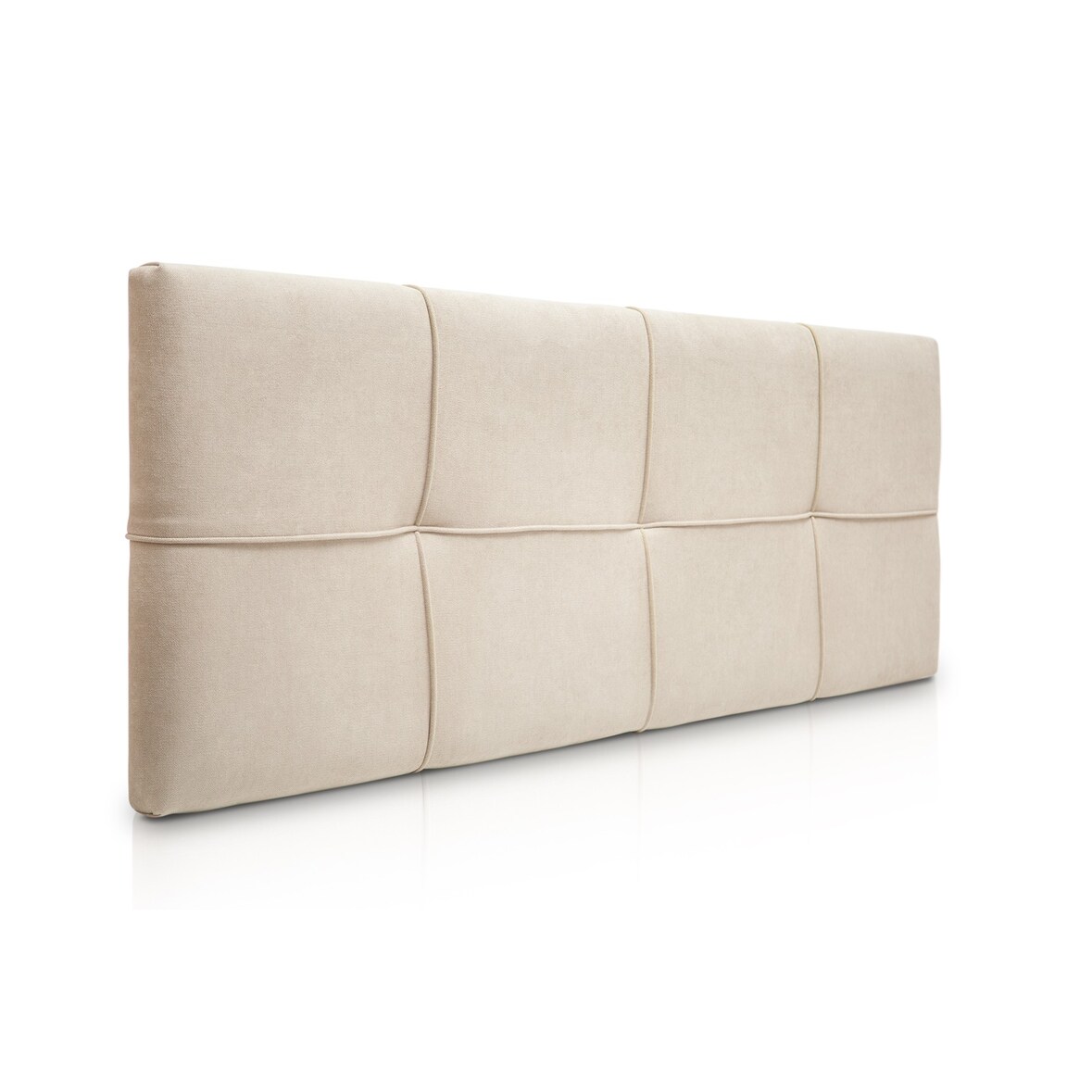 Cabecero De Cama Square SUEÑOSZZZ Cabecero Para Camas De 135 (145 x 57 cm) Tapizado En Tela Beige