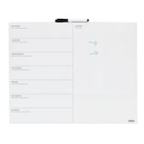 thumbnail of DESQ | Weekplanner - Whiteboard 40 x 50 cm | Verticale indeling + Notities | Magnetisch
