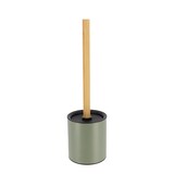 thumbnail of Brosse WC avec support en métal Vert Kaki et manche en Bambou