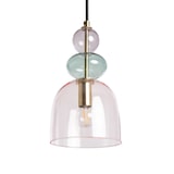 thumbnail of Ledkia Lámpara Colgante Metal y Cristal Baudelaire Rosa