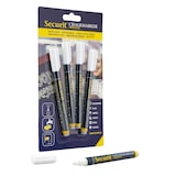 thumbnail of Securit® Pack de 4 rotuladores de tiza líquida - Blanco - Punta redonda 1-2mm