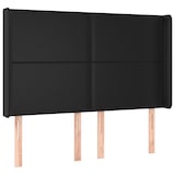 thumbnail of vidaXL Boxspringbett mit Matratze & LED Schwarz 140x200 cm Kunstleder