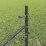 thumbnail of vidaXL Zaunpfosten Grau 25 x 0,8 m (13 mm Mesh) Stahl und PVC