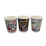 thumbnail of 500 2W Coffee to go Kaffeebecher "Graffiti" 200ml auch für Smoothies und Tees