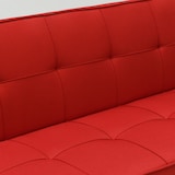 thumbnail of Divano letto in tessuto 2 posti design moderno Gemma pronto letto - Rosso-DI319MIR