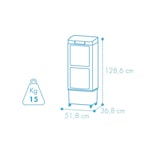 thumbnail of Climatizador Evaporativo MCONFORT E100-DUO 220W 35L
