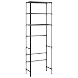 thumbnail of Helloshop26 - Support de rangement de toilette à 3 niveaux 53 x 28 x 169 cm noir 02_0005463