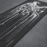 thumbnail of Titanwolf Gaming Mauspad, 900 x 400mm XXL Mousepad, verbessert Präzision & Geschwindigkeit, schwarz