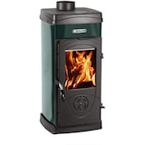 thumbnail of Stufa riscaldamento a legna bruciatutto 5kW potenza Super Junior Nordica -  Green