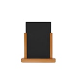 thumbnail of METRO PROFESSIONAL Gastro Tischaufsteller mit Kreidetafel, Teakholz, 23.3 x 20 x 6 cm, braun