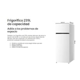 thumbnail of INFINITON Frigorifico Dos Puertas FG-239D16WEV1, 239 l, 160 cm, LED Interior, Ciclico, E, Blanco