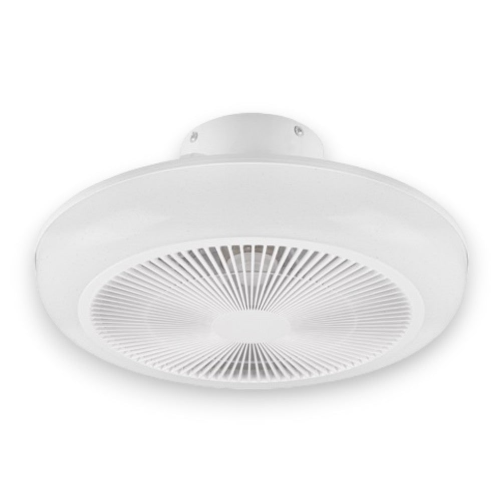 Ventilador de teto LED 30W Ø46cm - Iluminação regulável, controle remoto com efeito céu estrelado - Trio Lighting