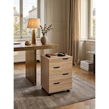 thumbnail of Stylischer Rollcontainer mit 4 Schubladen und Rollen, Modernes Design für Büroambiente. 40x40x60 cm | Kadima Design