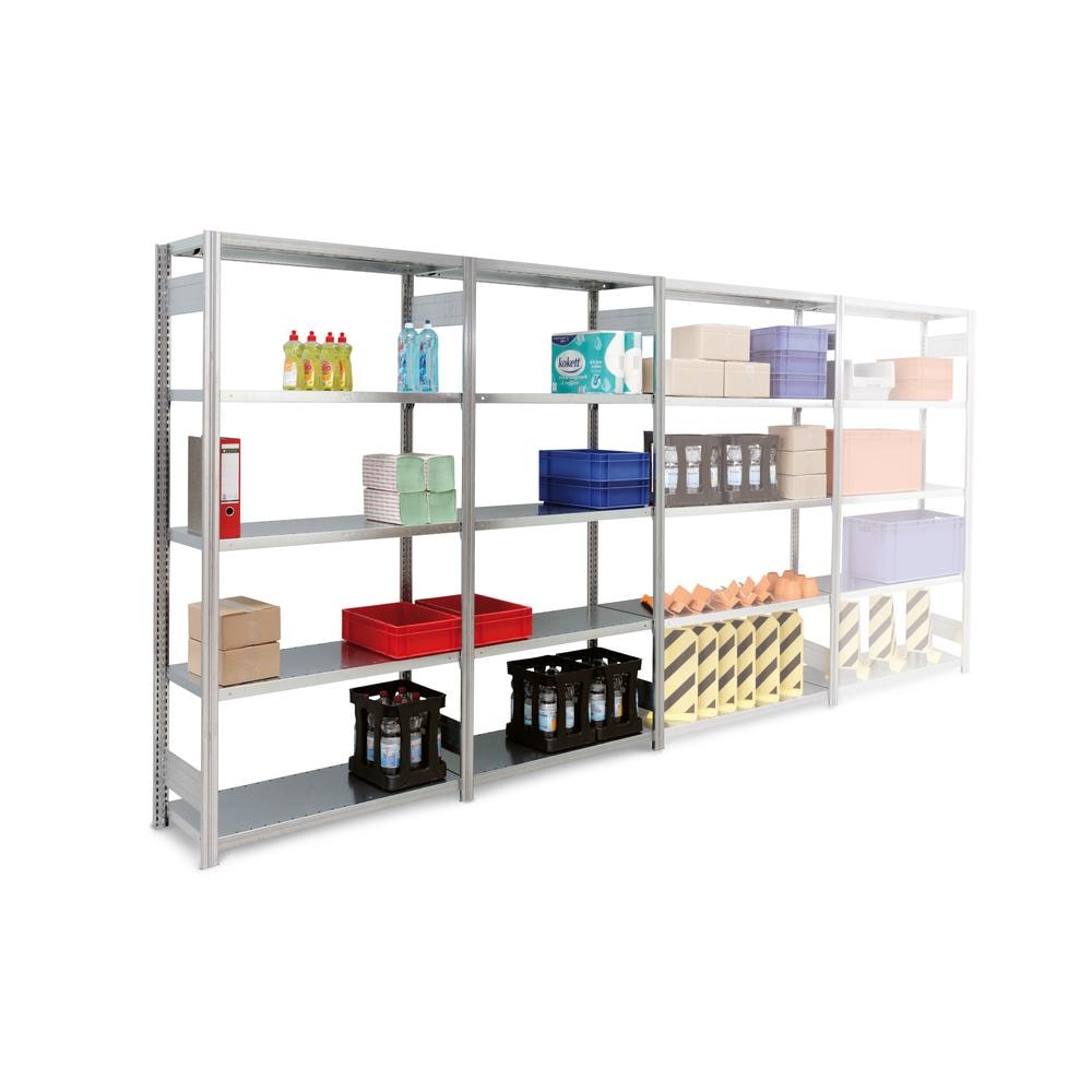 PROREGAL Lagerregal | HxBxT 200x100x60cm| Fachlast 250 kg | Stecksystem Lagerregal Regalsystem