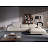 thumbnail of Angel Cerdá  Sofá Chaise Longue em couro de vaca cinzento taupe 6150C