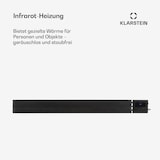 thumbnail of Cosmic Beam Plus Infrarot-Heizstrahler 2400W IP44 Fernbedienung Schwarz