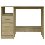 thumbnail of Scrivania con cassetti Rovere Sonoma 102x50x76 cm Modello Orion Comfort in derivati \u200b\u200bdel legno