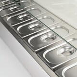 thumbnail of STARLINE Kühlaufsatzvitrine, 7x GN 1/3, Edelstahl 1600x395x400 mm (BxTxH)