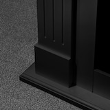 thumbnail of Cambridge Kaminrahmen aus schwarzem Holz, B 110 x T 36 x H 100