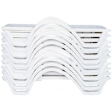thumbnail of Set van 10 ligstoelen Havana wit