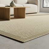 thumbnail of Teppich Balkon Unifarben Pflegeleicht Waschbar Strapazierfähig Terrasse Küche Läufer Beige 80x250 cm OEKO-TEX – ORIANA von Kadima Design