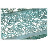 thumbnail of Panchina Liberty in ghisa finitura verde anticata L110xPR56xH86 cm