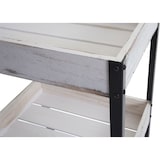 thumbnail of Carrello di servizio HWC-H22, carrello da cucina, carrello bar, carrello da tè, carrello laterale, legno massiccio ~ bianco shabby