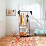 thumbnail of Metallgarderobe Dreieckige mit 2 Regalen Osto 150x64x40cm 7house