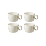 thumbnail of Maastricht Porselein Koffiekop Lux 16 cl Offwhite 4 stuks