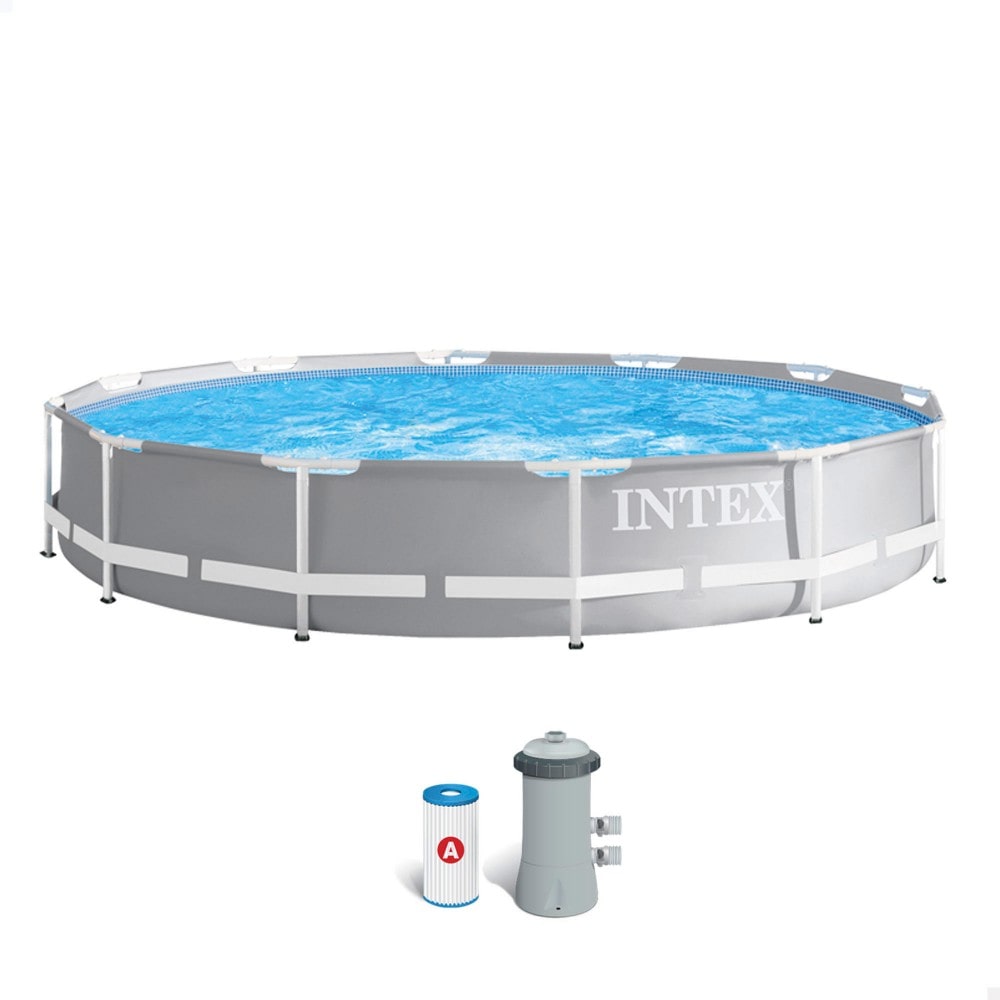 Piscina desmontable redonda INTEX Prism Frame con depuradora