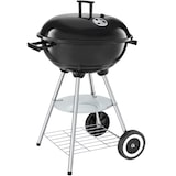 thumbnail of tectake barbecue sphérique robuste grille chromée galvanisée châssis acier roues 52x45x75 cm design moderne