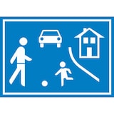 thumbnail of Spielstraße Schild  Verkehrberuhigung A4