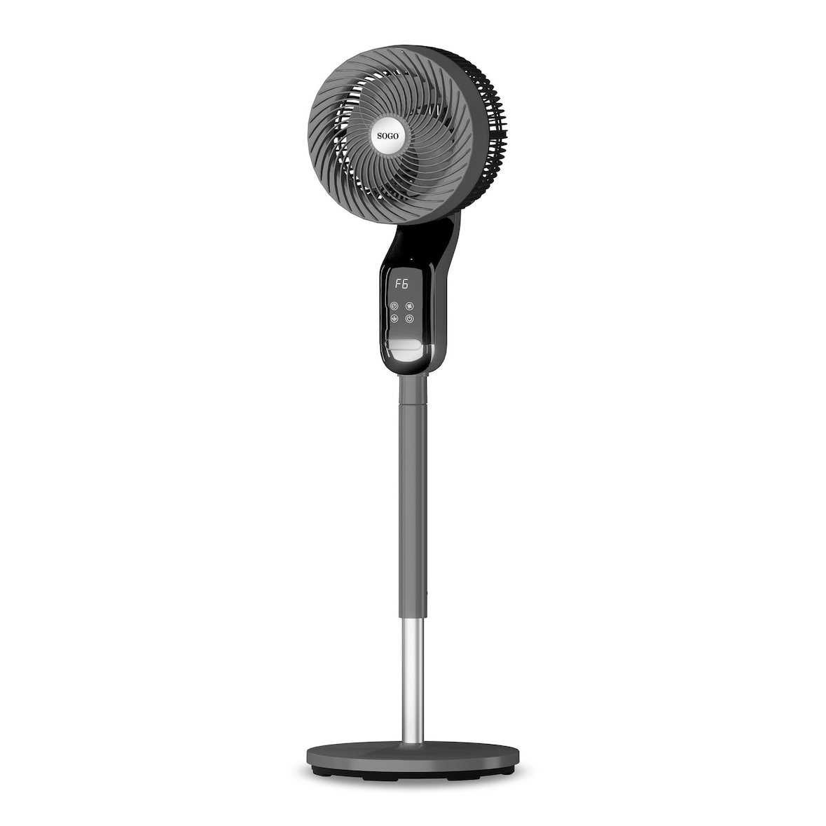 Sogo Ventilador 3 Aspas Base Rdo. Con Mando 10" (25)cm 50w