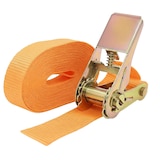 thumbnail of 10x Spanngurt mit Ratsche 1-tlg 4m 800kg 25mm TÜV/GS orange wetterfest und robust