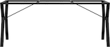 thumbnail of Helloshop26 - Robuste stabile Esstischbeine aus schwarzem Stahl im Industriestil mit Y-förmigem Gestell 180 x 80 x 73 cm 02_0047264