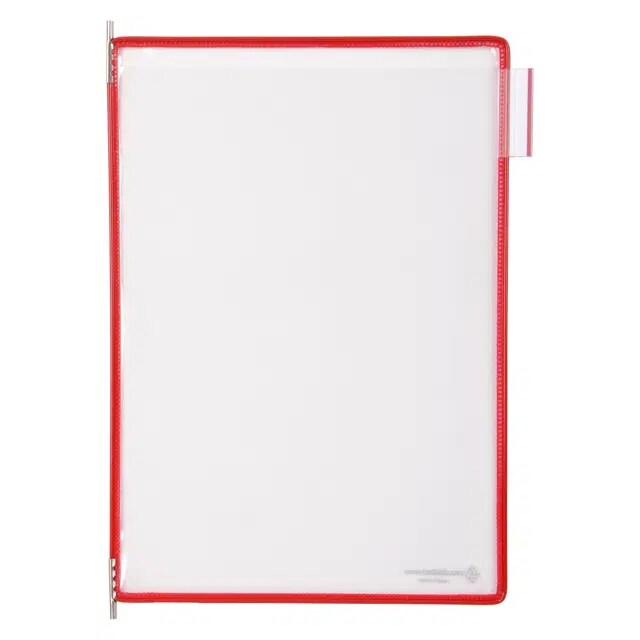 DJOIS by Tarifold,confezione 10 buste A4 per leggio,rosso