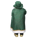 thumbnail of Vacchetti Babbo natale in tessuto oro verde cm27x14h60