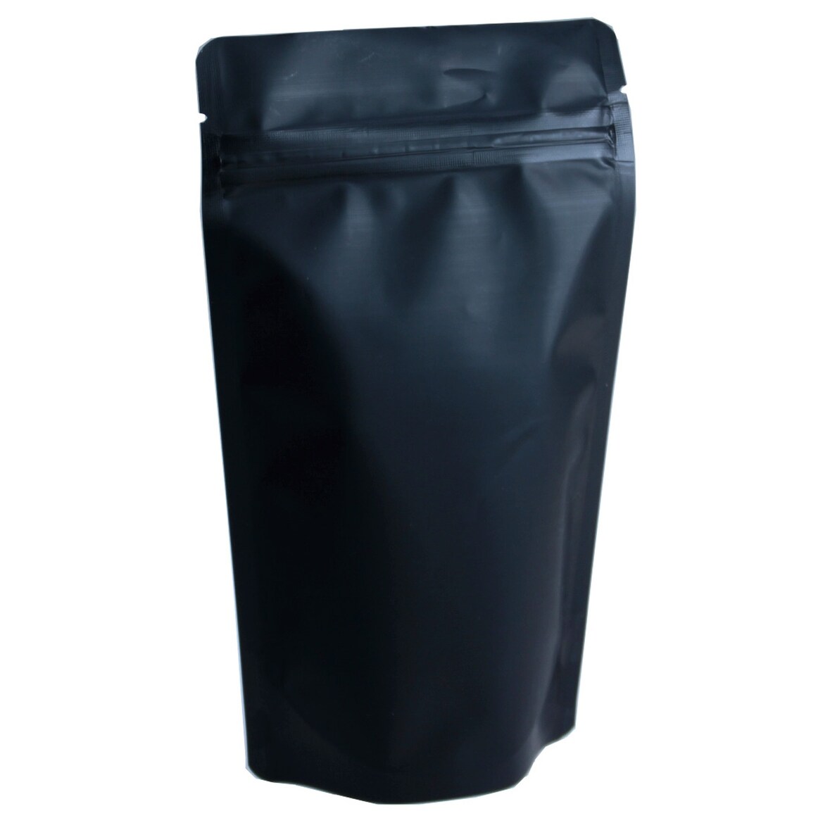 1000x Standbodenbeutel PET schwarz matt 110 x 185 x 65mm 250ml