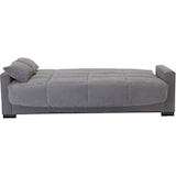 thumbnail of Canapé clic clac 3 places - Gris clair - Matelas 14 cm - 130 x 190 cm - MEGAN AUCUNE