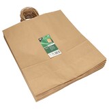 thumbnail of PAPSTAR 25 Tragetaschen, Papier 41 cm x 35 cm x 14 cm braun mit gedrehtem Tragegriff
