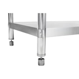 thumbnail of Royal Catering Edelstahl-Arbeitstisch - ECO - 100 x 60 cm - 250 kg - Aufkantung -